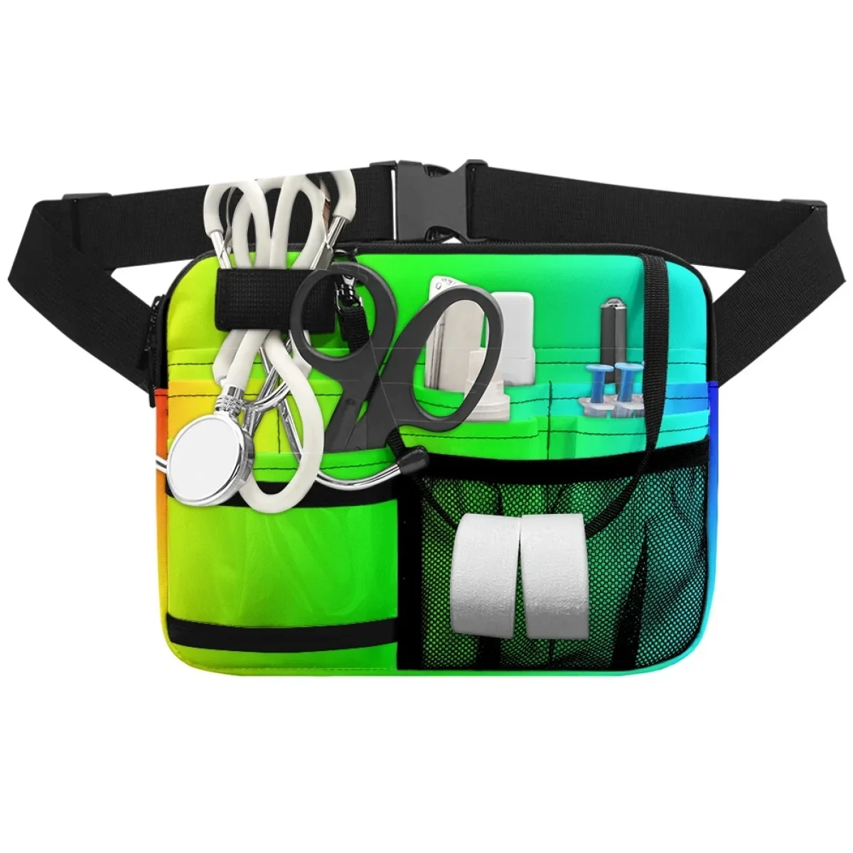 Enfermagem Fanny Pack para Mulheres, Cintura Personalizada, Texto, Imagem, Organizador de Nome, Belt Bags, Bolsa para Estetoscópios, Care Kit, Hip Bags