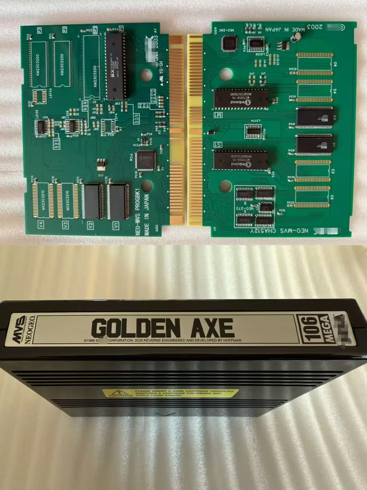 Neogeo Arcade Game Cartridge Handmade Game Cartridge-GOLDEN AXE