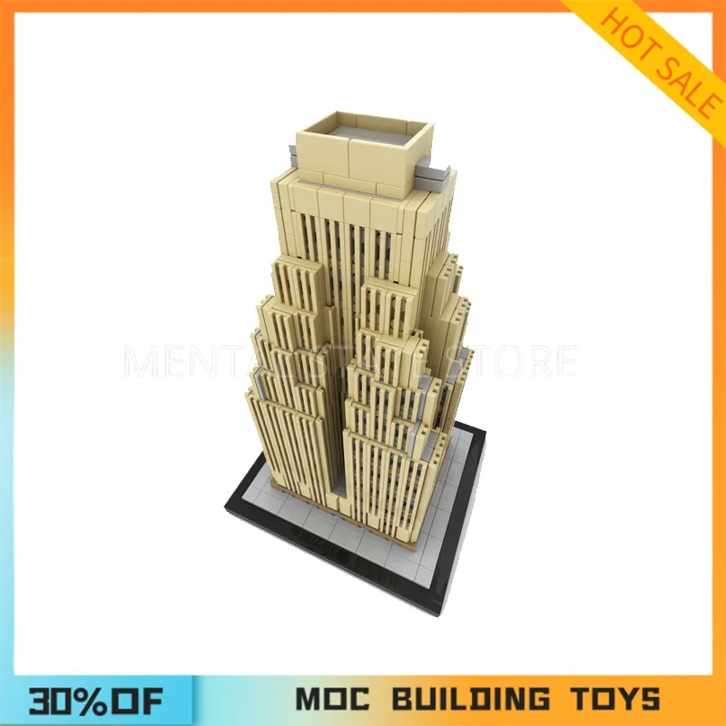 NEW 922PCS Customized MOC The New Yorker (Wyndham Hotel) Building Blocks Technology Bricks Creative Assembly Toys Holiday Gifts