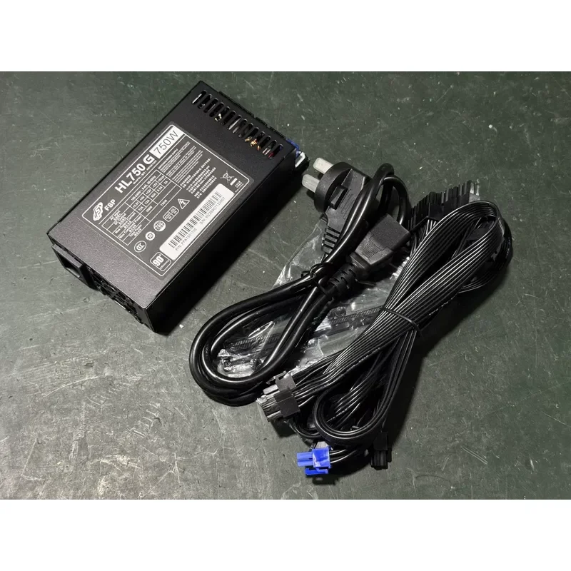 for Quanhan Flex Full Module Small 1U 750W Power Supply Wide Active Silent ITX