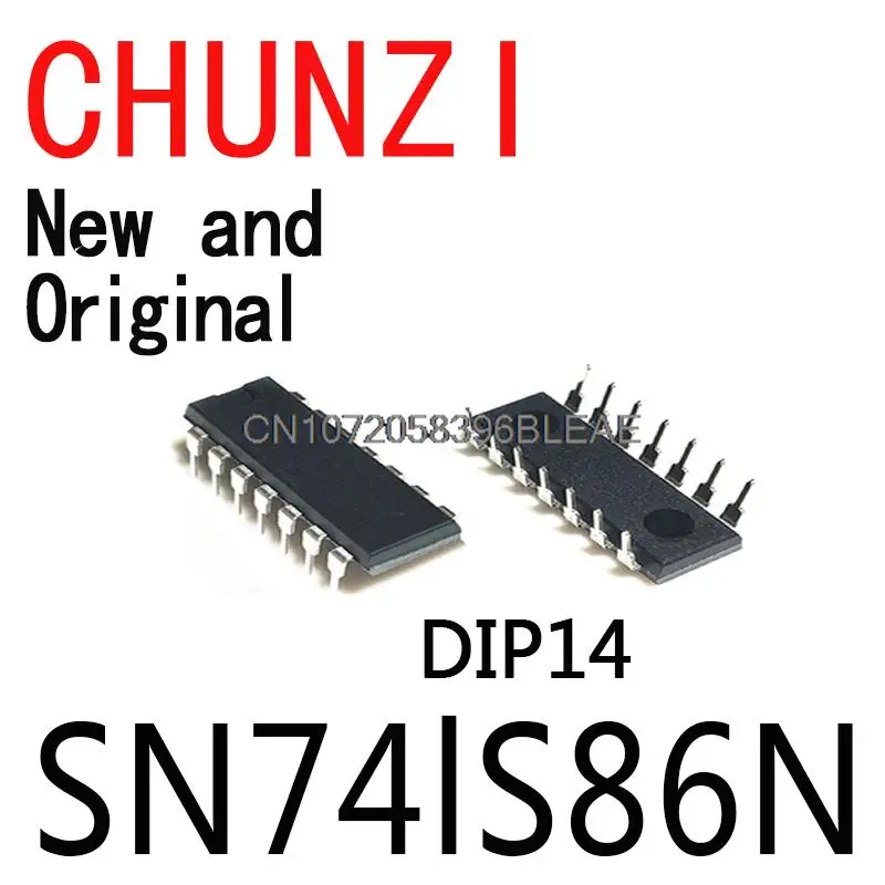 10PCS New and Original DIP14 SN74lS86 74lS86N 74lS86 DIP Integrated IC SN74lS86N