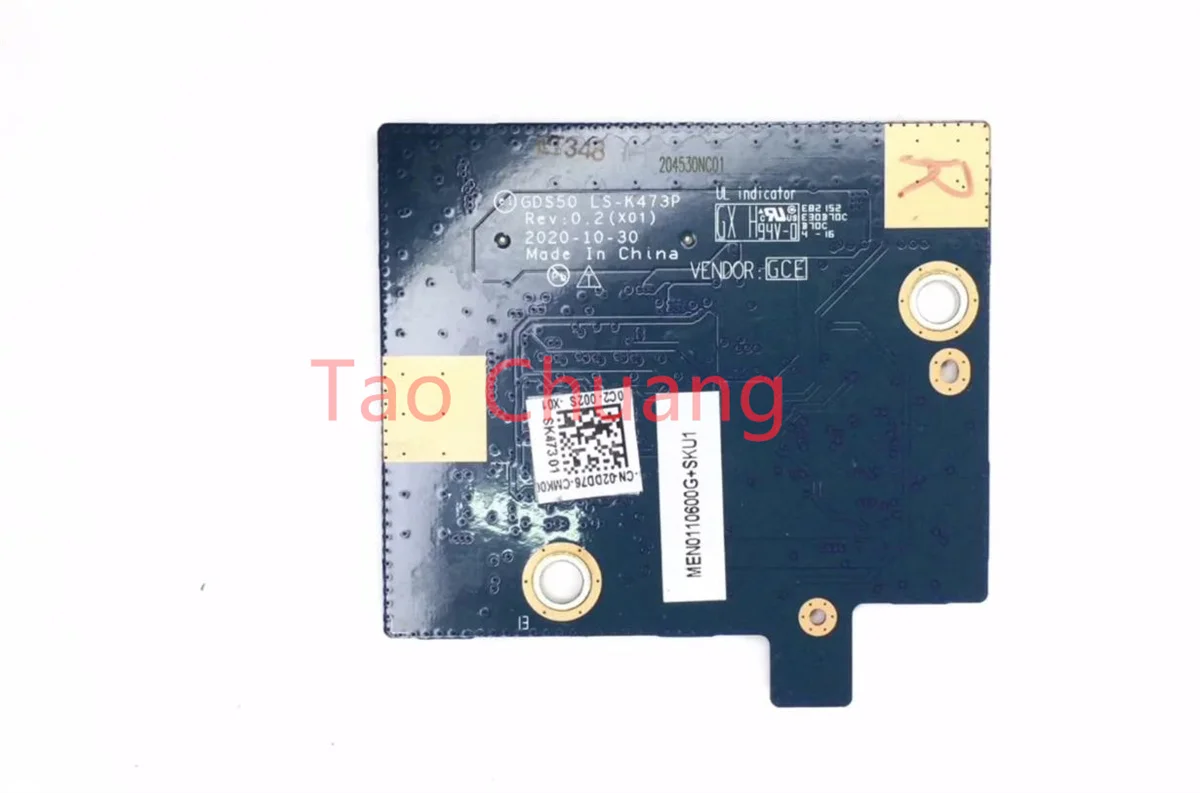 Imagem -02 - Placa de Conexão do Teclado para Dell Alienware X15 r1 r2 Gds50 Ls-k473p 02dd76