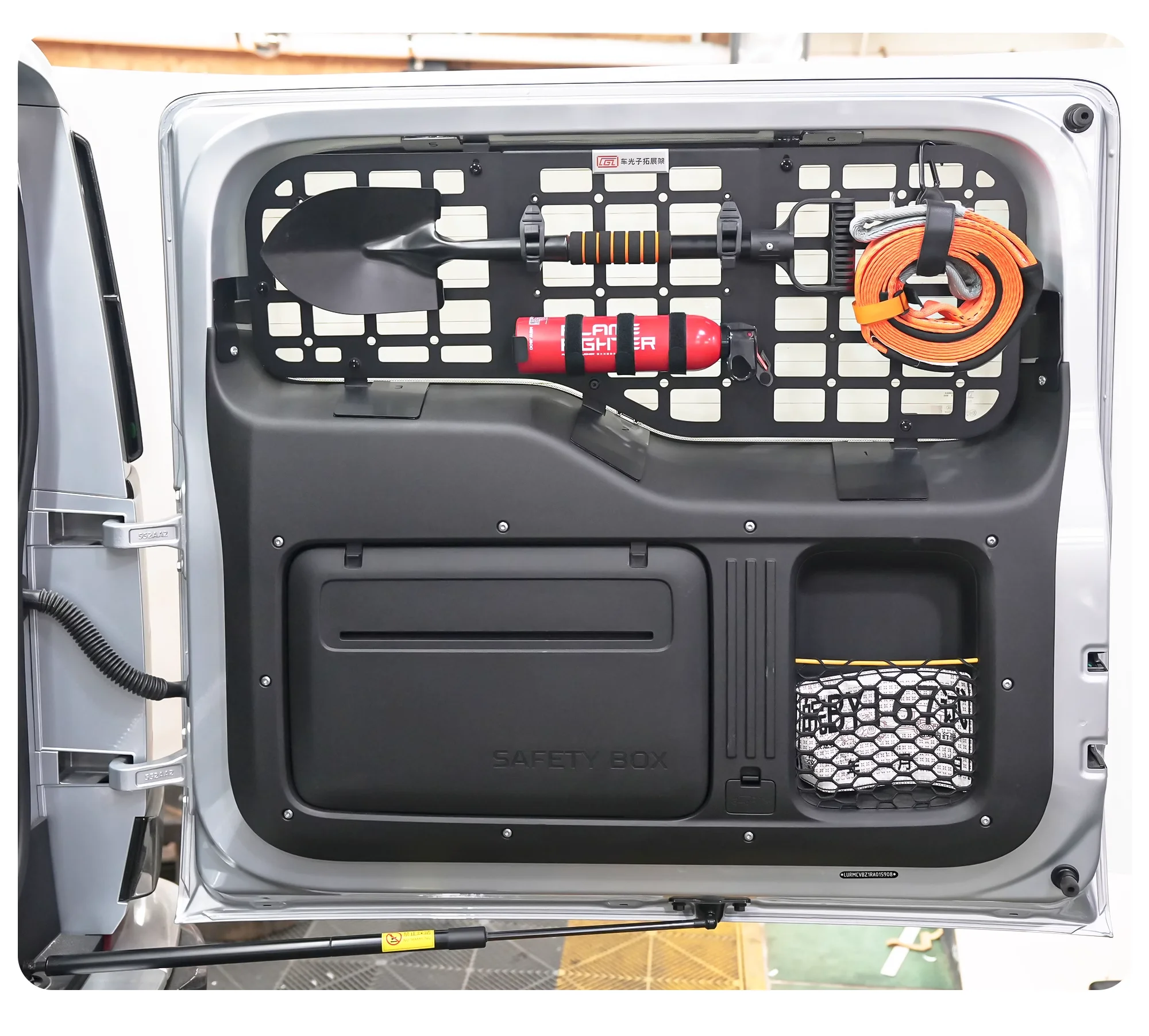 

Подходит для Chery iCar iCaur V23 2024 2025 CGZ, органайзер для окна багажника, тактическая панель Molle, модульные стеллажи для хранения