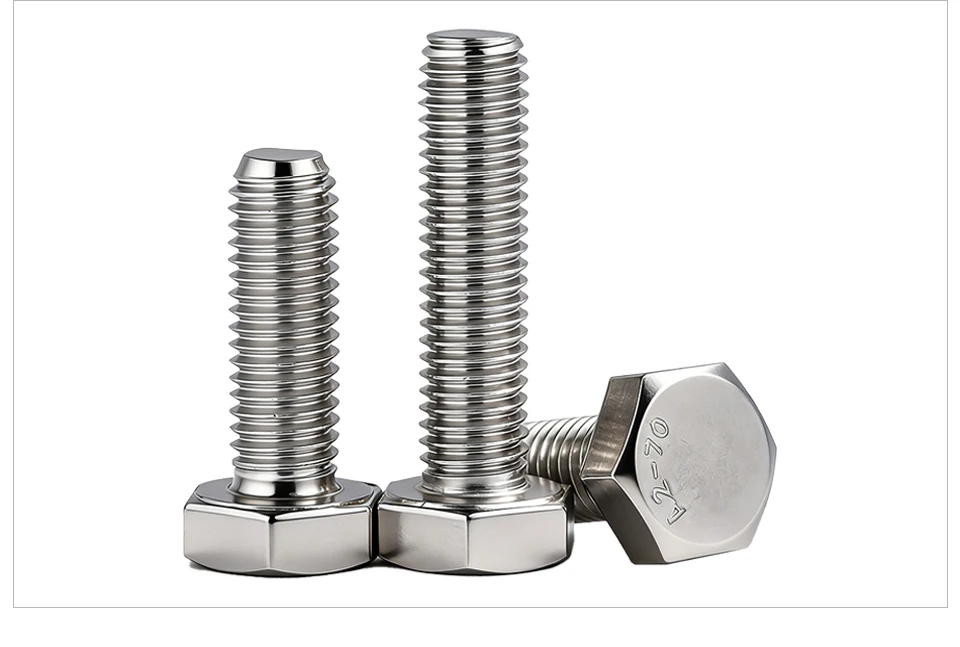 Auf Lager: M8 GB30 Sechskantschrauben, 304 Edelstahl, Vollgewinde, Schrauben-, Muttern- und Unterlegscheiben-Set, metrisches Hardware-Set für Möbel, Autoreparatur, Heimwerkerbedarf – Detail 8