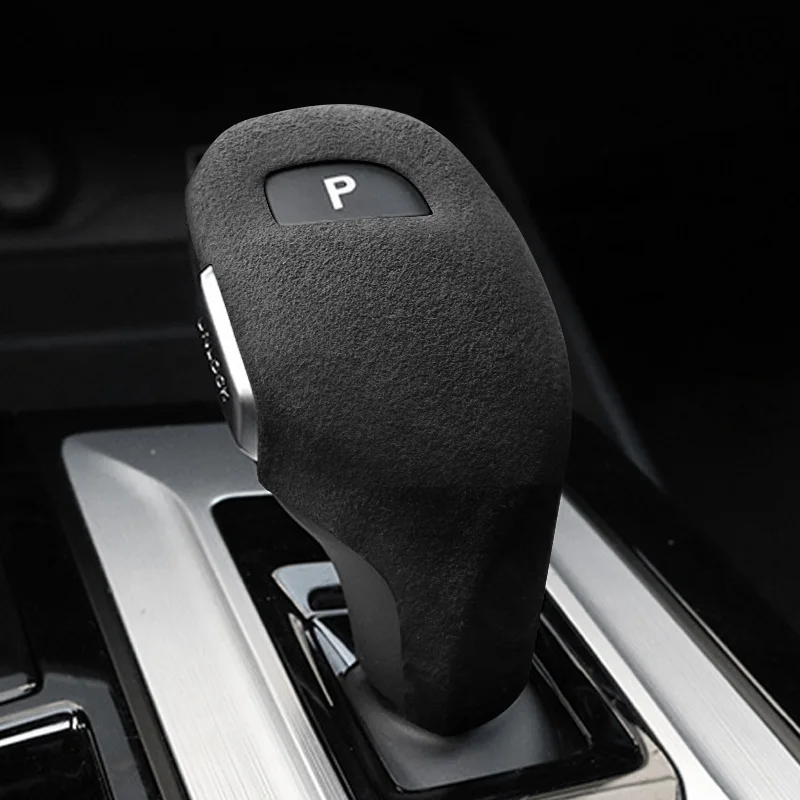 For MG7 MG6 MG5 ZS MG3 Central Control Gear Lever Cover Protective Shell ABS Alcantara