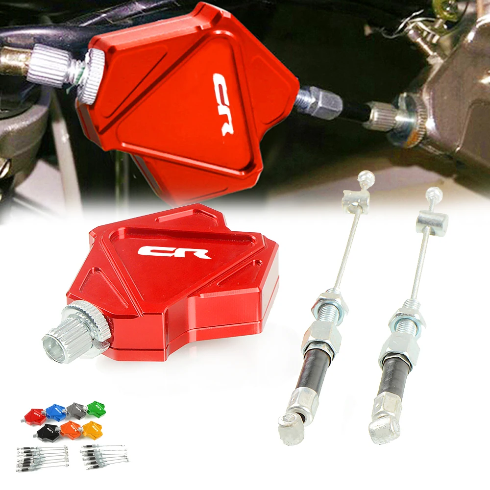 

For Honda CR80R CR85R CR125R CR250R Motorcycle CNC Dirt Pit Bike Stunt Clutch Lever Easy Pull Cable System CR 80/85/125/250 R