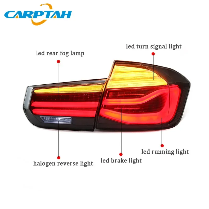 Car LED 12V Taillights For BMW F30 F80 320i 328i 2013 - 2017 Rear Running Lamp Brake Reverse Dynamic Turn Signal Car Tail Light