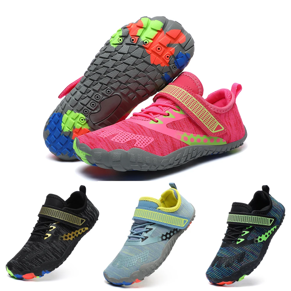 

Kids Beach Barefoot Aqua Shoes Children Quick Dry Water Shoes Boys Girls Swimming Diving Surfing WaterSports Wading Five Fingers