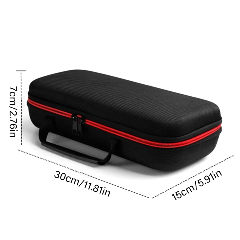 Estuche almacenamiento para micrófono inalámbrico Estuche viaje con adaptador soporte para micrófono