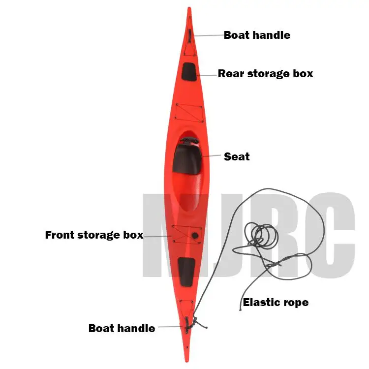 Szyna do łodzi symulacyjnej kajaka do pojazdów gąsienicowych 1/10 Rc do pojazdów gąsienicowych Trx4 D90 D110 Axial Scx10 90046 Bronco Defender G63