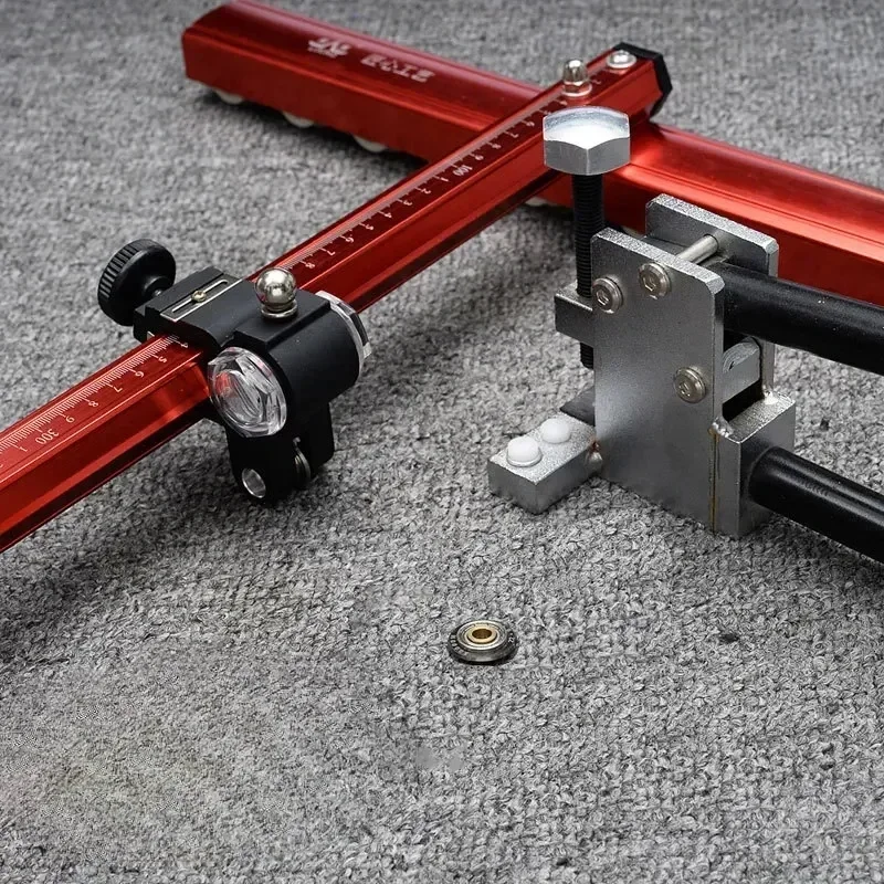 

60/90/120CM Glass Brick Push Knife Tile Hole Opener Rock Plate Cutting Tools Ceramic Cutter Roller Type Opening Tool With Pliers