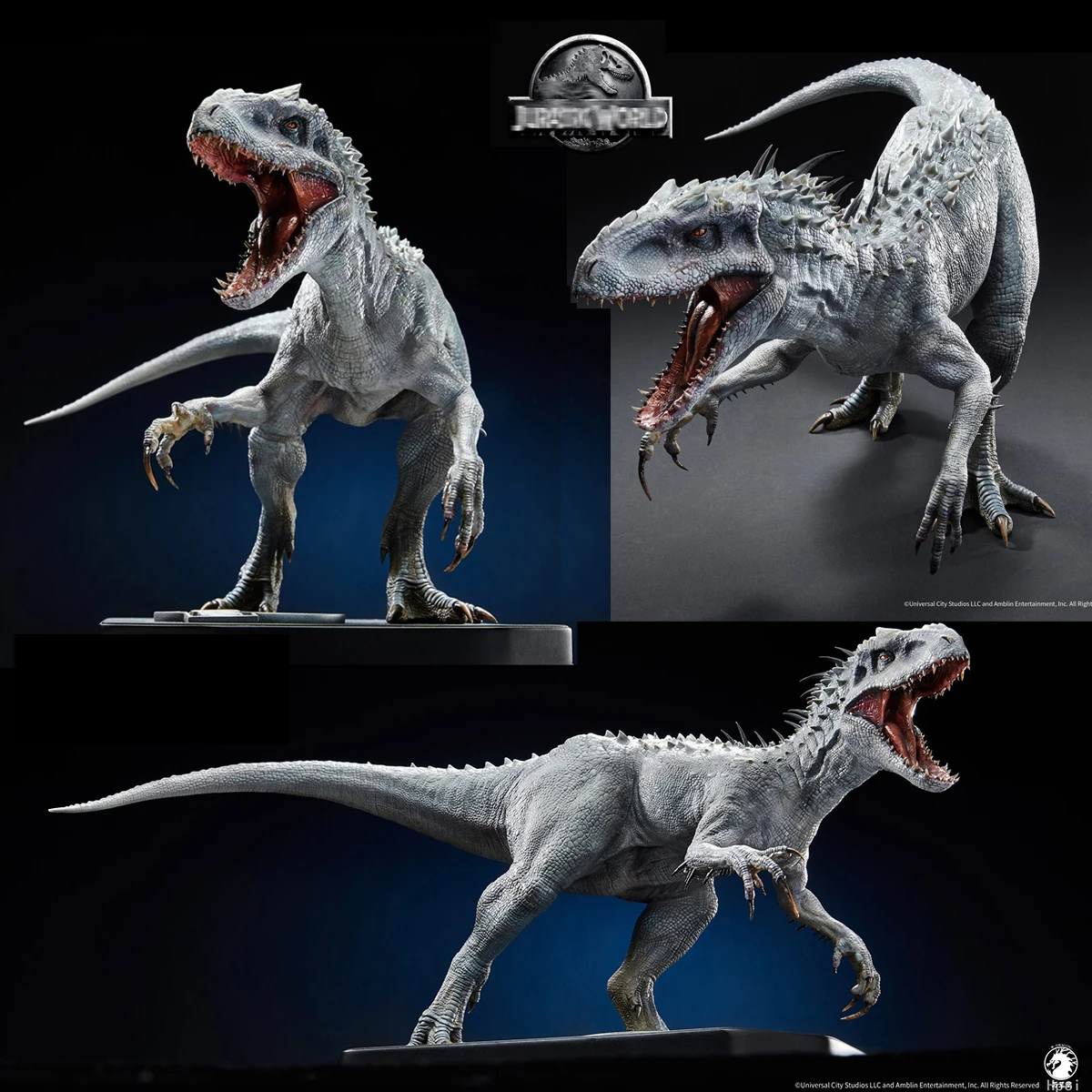 Original W Dragon 1/35 Indominus Rex Figure Lord of Abyss Prehistoric 48cm