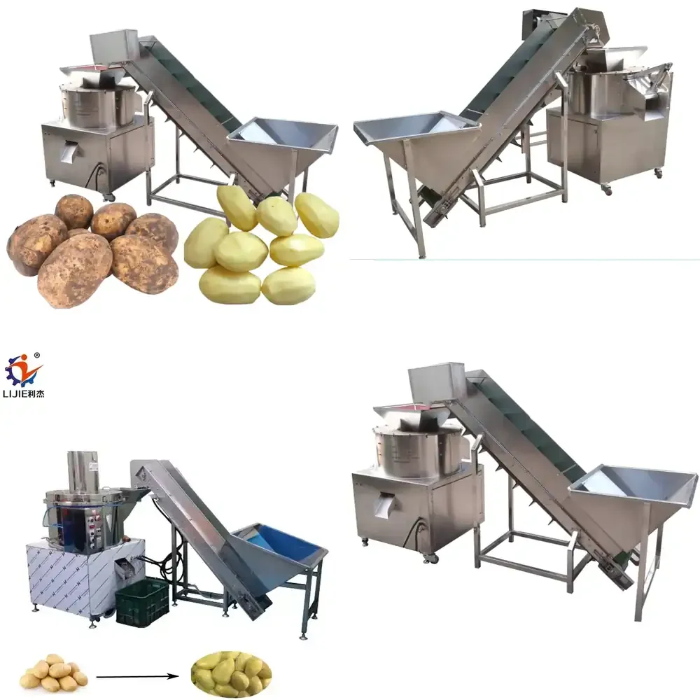 

12Hot Guaranteed Quality Proper Price Potato/sweet Potato Knife Peeling Machine