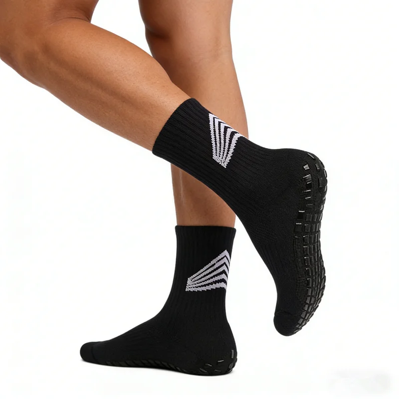 جوارب تزلج للرجال والنساء غير قابلة للانزلاق، جوارب رياضية لكرة القدم وكرة السلة وركوب الدراجات والجري والمشي لمسافات طويلة والتنس #3