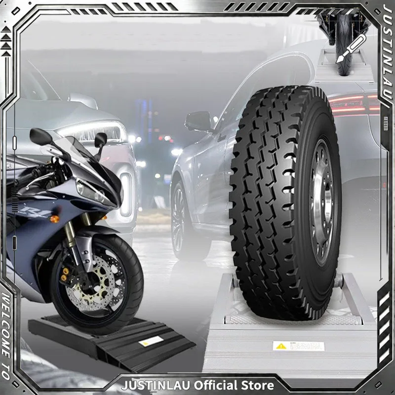 JUSTINLAU Motorcycle Tire Cleaning Stand Aluminium Universal Portable Motorbike Chain Clean Durable Roller Ramp Wash Bracket