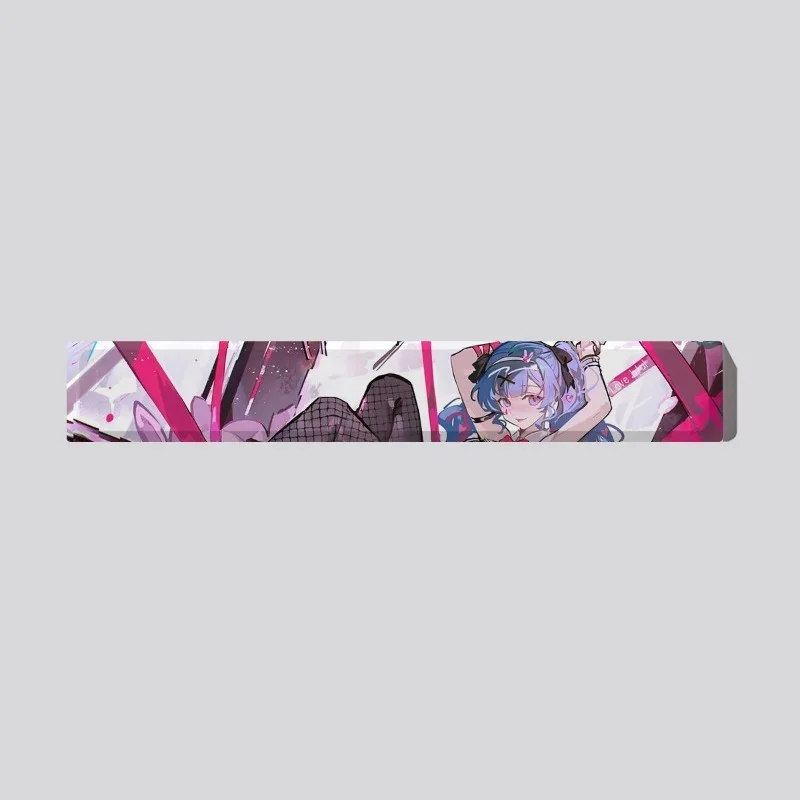 Klawisze do klawiatury mechanicznej z motywem Rabbit Hole, anime, Cherry PBT, personalizowane, urocze, akcesoria do klawiatury PC, prezent dla graczy, kreskówkowe. — zdjęcie produktu 6