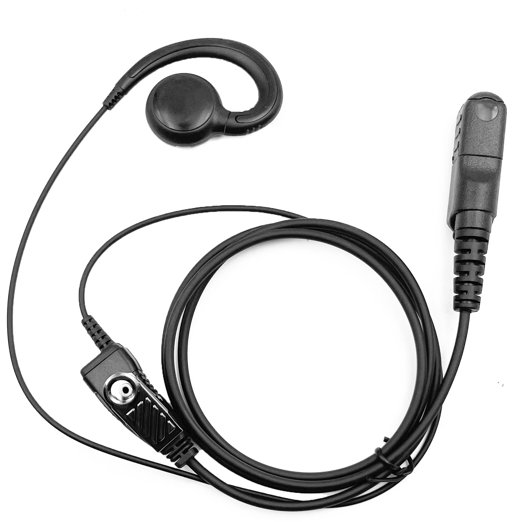 Mikrofon Headset Lubang Suara Walkie Talkie untuk Radio Motorola MTP3550 MTP3250 MTP3150 MTP3200 MTP3100 Headset Pengawasan Lubang Suara