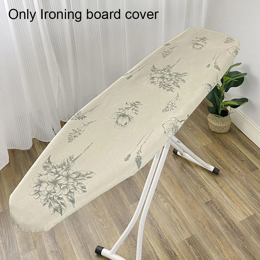 Printed Ironing Board Cover Drawstring Tightening with Padding Cloth Large Canvas Ironing Board Accessories Protector Cover