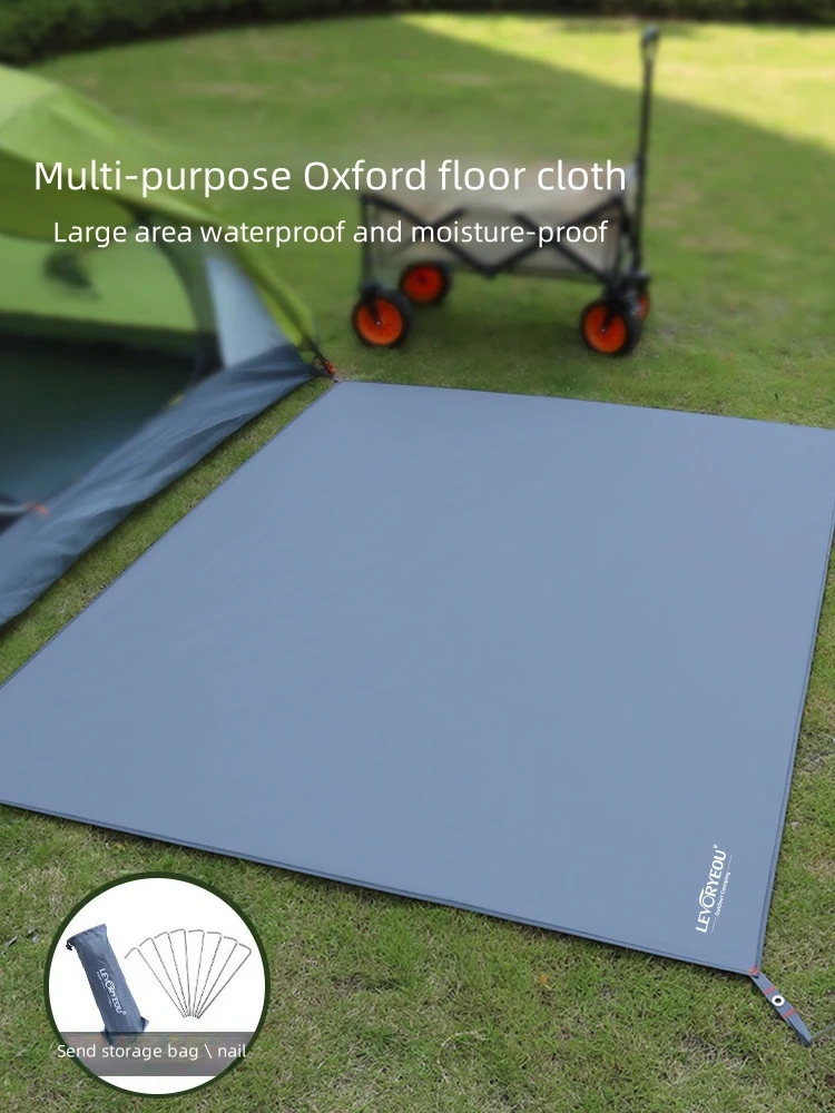 Moisture-Proof Mat Outdoor Tent Mat Thickened OxfordCloth Waterproof Picnic Mat Wear-Resistant Puncture Resistant Mat ForShading