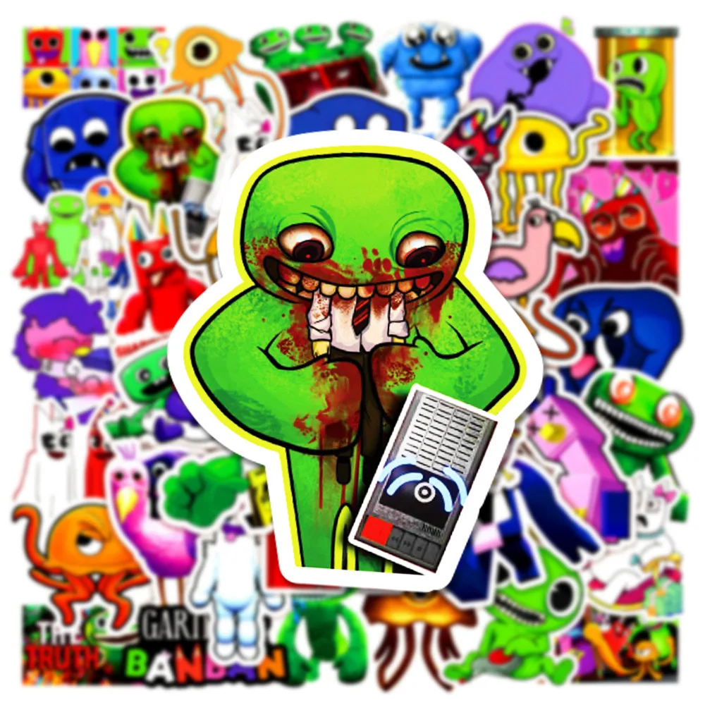 10/50PCS Funny Cartoon Horror Game Garten of Banban Graffiti Stickers For Luggage Helmet Laptop Phone Waterproof Vinyl Decals