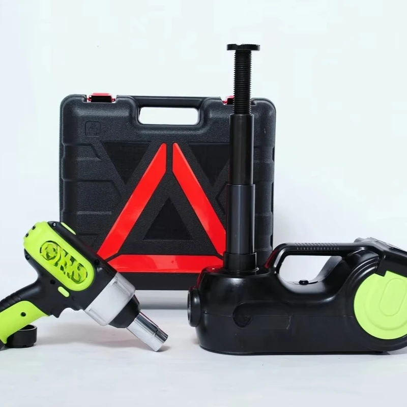 

YYHC-Electric Car Jack 5 Ton with Electric Impact Wrench,with LCD&Tire Pressure Display Hydraulic Electric Car Jack Kit