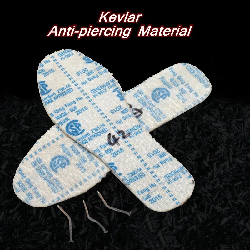 Outdoor Site Anti-puncture Kevlar Insole Anti-piercing Stab-resistant Wear Soft Safety Shoes Pad Labor Work