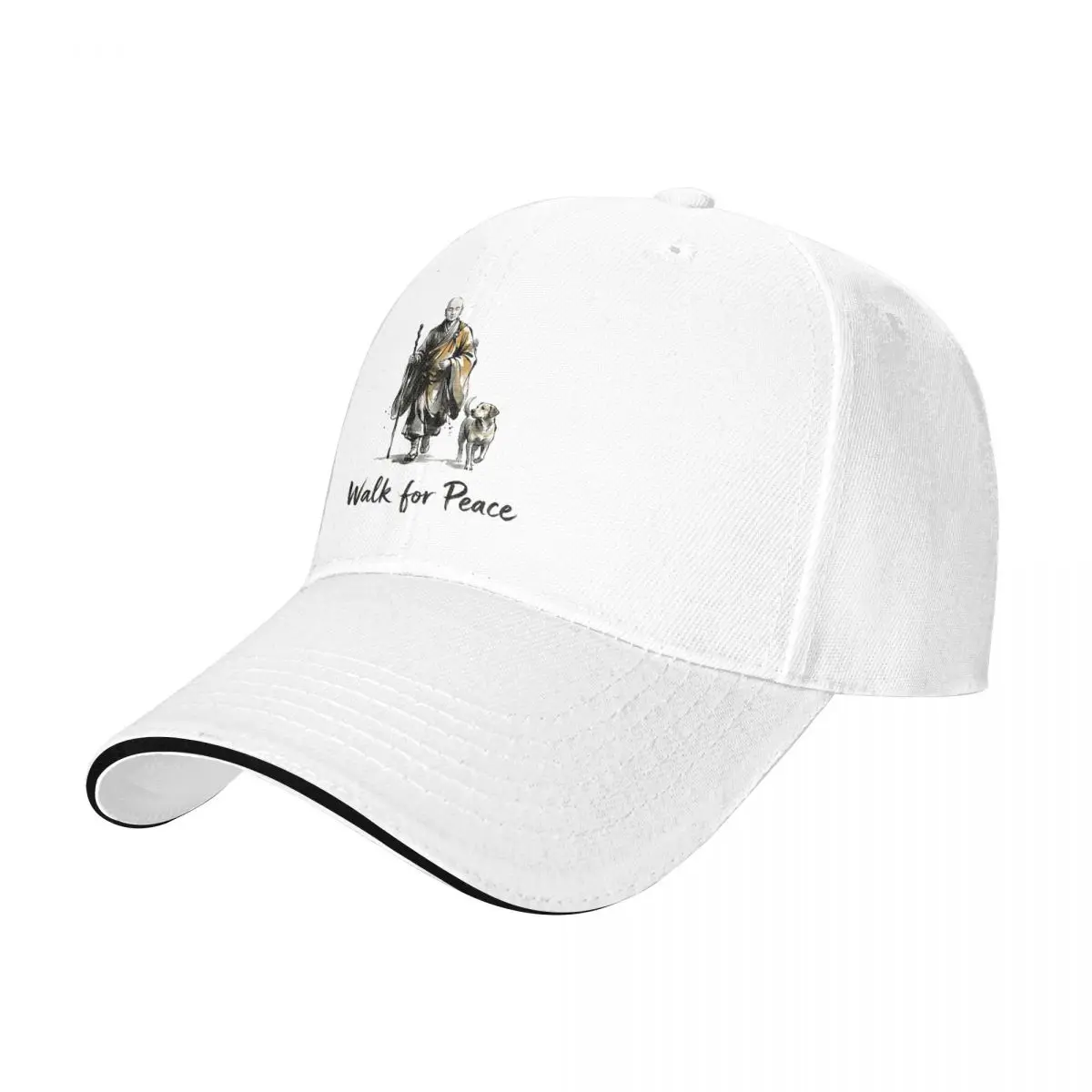 Gorras de béisbol Aloka Walk For Peace Monks With Aloka Dog 2026 Casquette para hombres y mujeres, gorras informales de primavera