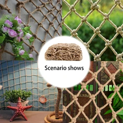 Plant Support Tool Hemp Rope Net Wall Decoration New Style Stair Balcony Decore Durable Practical Teto Mesh