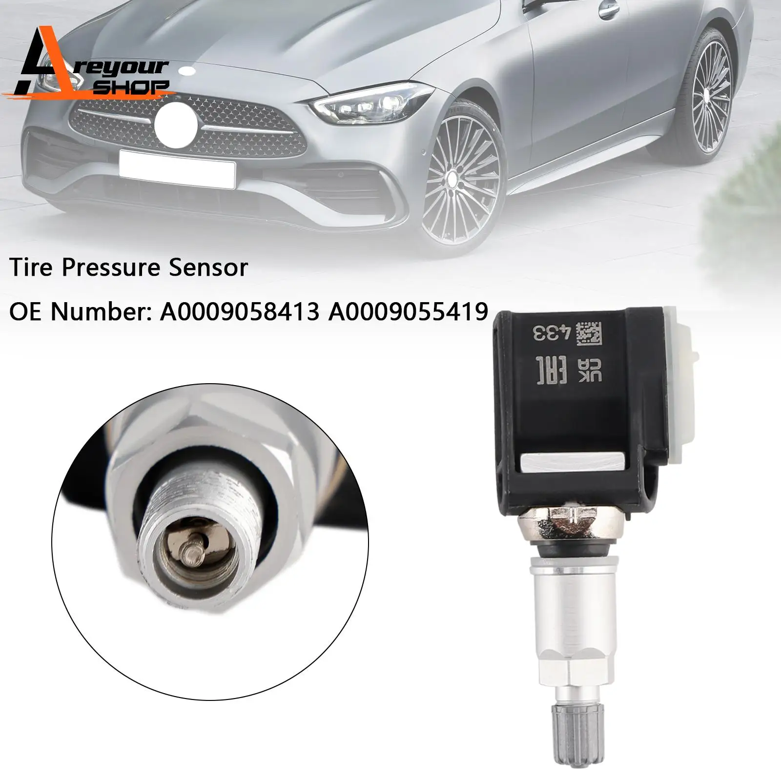 

Датчик давления в шинах A0009058413 A0009055419 для Mercedes Benz E Class W214 S214