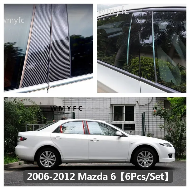

Декоративные зеркальные молдинги на окна автомобиля для MAZDA 3 2006-2012