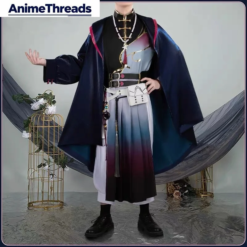 

Костюм для косплея Акиры Шикинаги из аниме THREAD VTuber, новая униформа для игр, вечеринок и Хэллоуина, одежда для ролевых игр