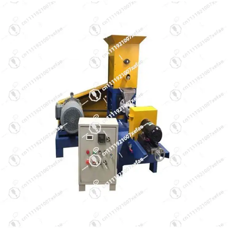 Línea de Producción de Pienso Flotante para Peces Pequeños, Utilizada para el Procesamiento de Alimento para Tilapia, para Gatos, Perros, Aves, Lechones y Dueños