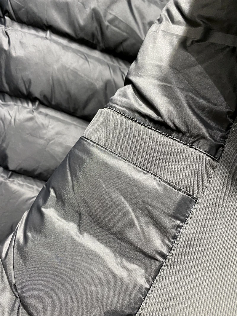 Winter Nieuwe Heren Outdoor Irt Sle Down Jaet High End Faionable Polyester Fiber Gewatteerde Jas Regular Fit Lange Sve