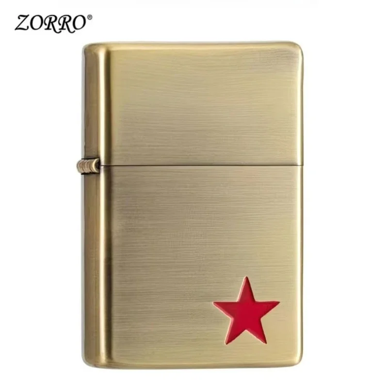 ZORRO الإبداعية الكيروسين طحن عجلة أخف الرجعية تعادل الخماسية نجمة نمط جديد الصينية ولاعة السجائر هدية عيد