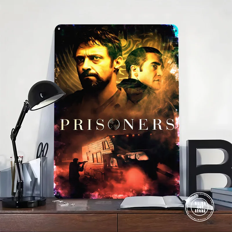 Prisoners Movie Tinplate Poster Custom Wall Art Vintage Metal Signs Retro Tin Plaque for Bedroom Decorations Room Accessories