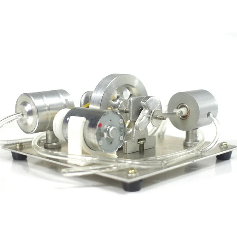 

New Steam Engine Model Can Be Changed To The Generator Usb Charging Displacement 1.4ml Stirling Engine Model Teaching Gift