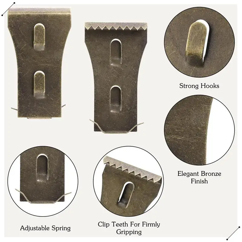 12 pezzi clip per ganci per mattoni clip per mattoni per appendere clip per mattoni all'aperto o grucce per mattoni per ghirlande sospese all'aperto