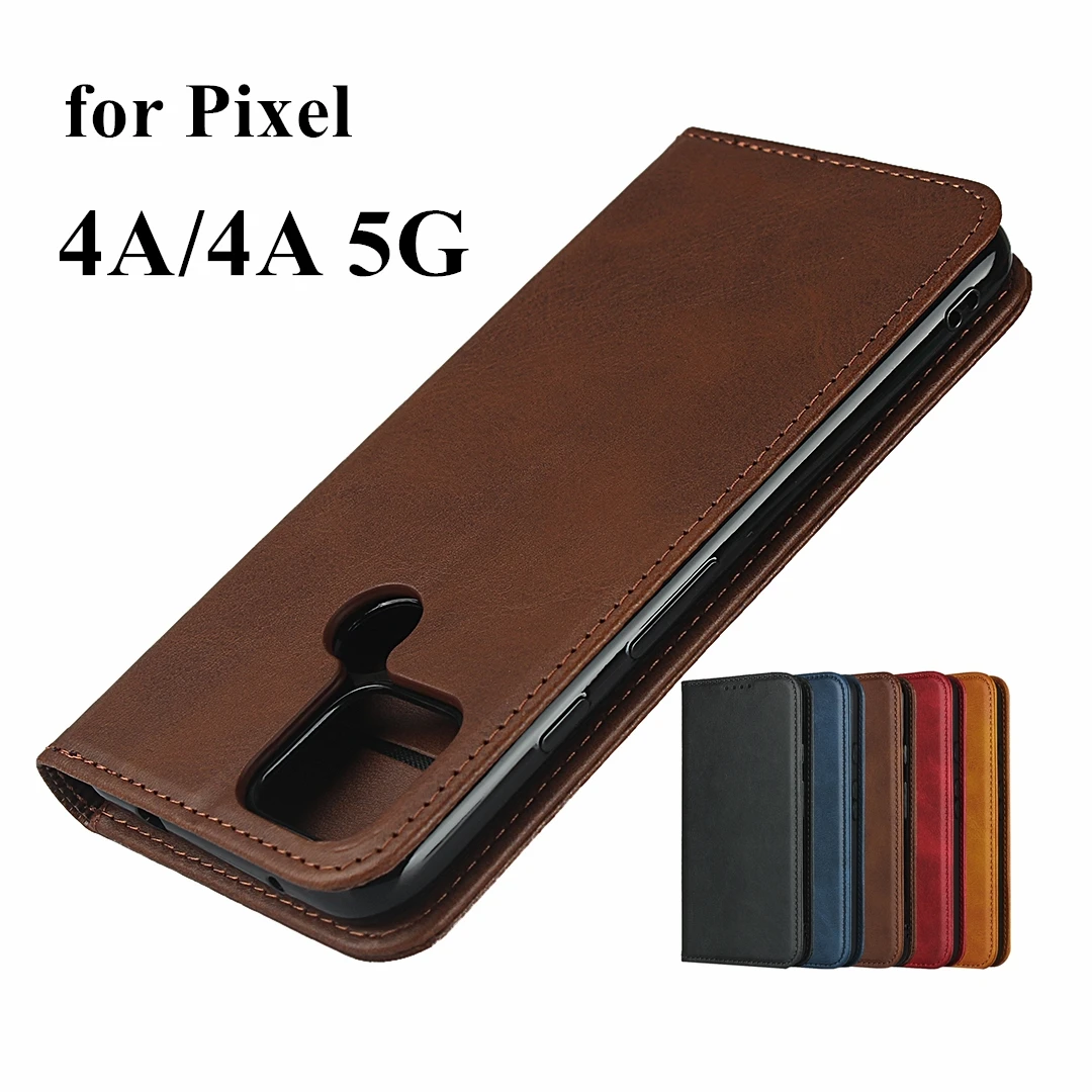 

Leather Case Flip Phone for Google Pixel 4A 5G 5 5A 5G 3 3A 4 XL Card Holder Holster Magnetic Attraction Cover Case Coque Fundas