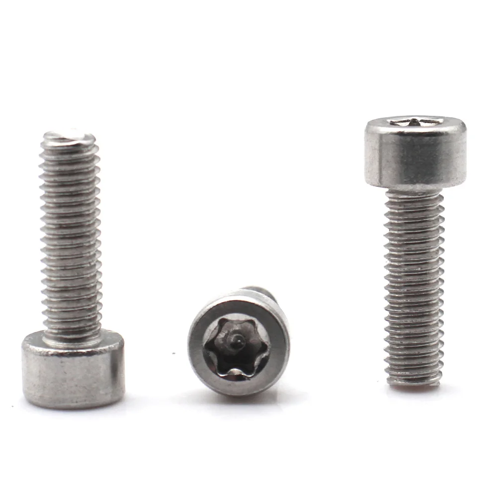 304 Stainless Steel Torx Six Lobe Socket Head Cap Screws Star Drive Machine Bolts M1.6 M2 M3 M4 M5 M6 M8 M10