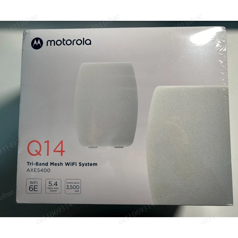 Moto Q14 WiFi 6E Tri-band Mesh Router, AXE5400 Gigabit Network Port 6GHz Band, Good Wall-through Effect, Support Mesh Networking