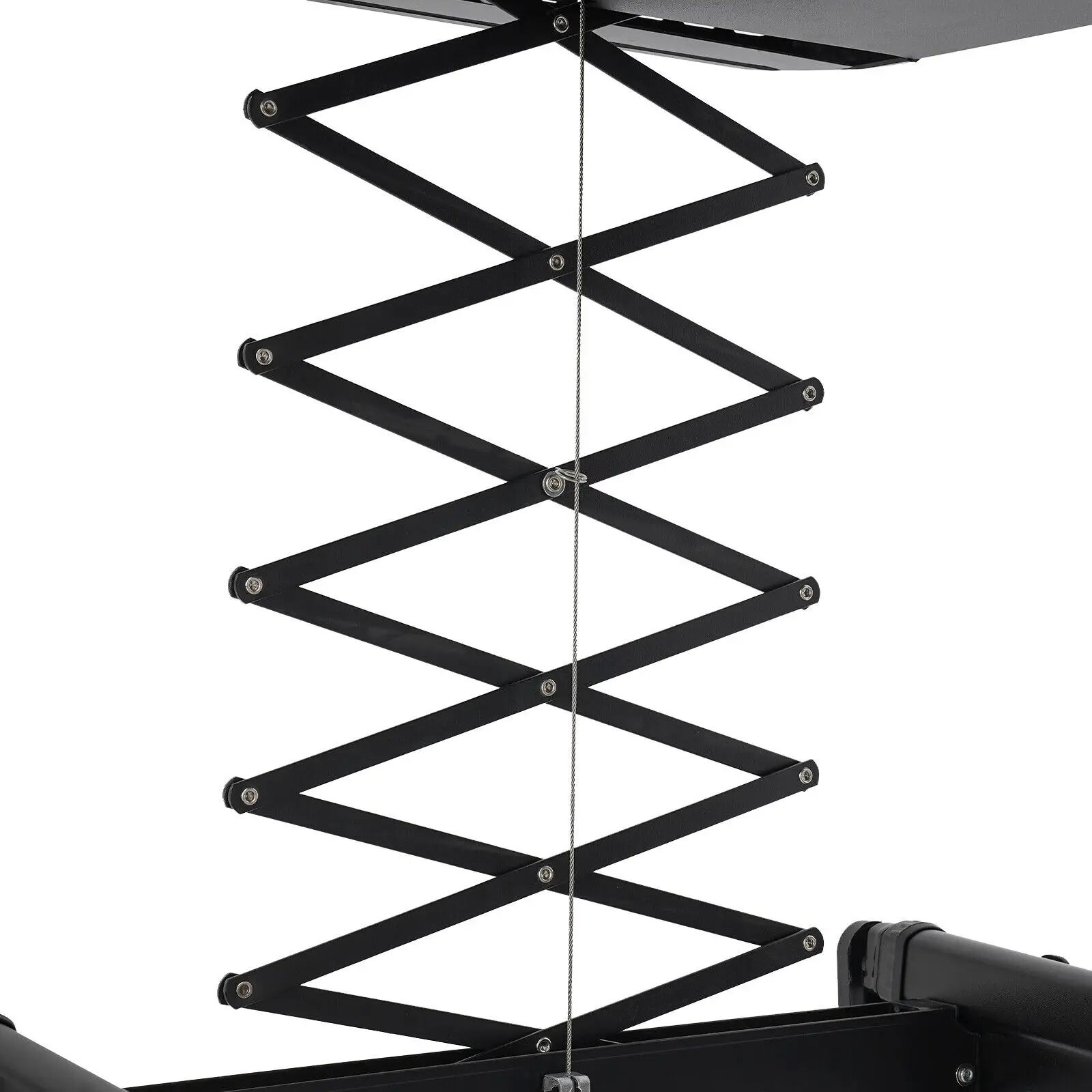 

Электрическая сушилка для белья на стену и потолок с 8 штангами и подсветкой