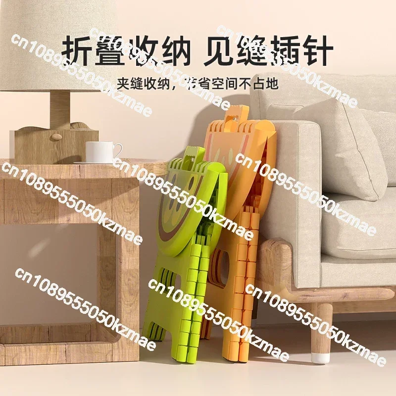 أطفال الكرتون أضعاف البراز |   مقعد منخفض محمول من البلاستيك السميك للمنزل والخارج