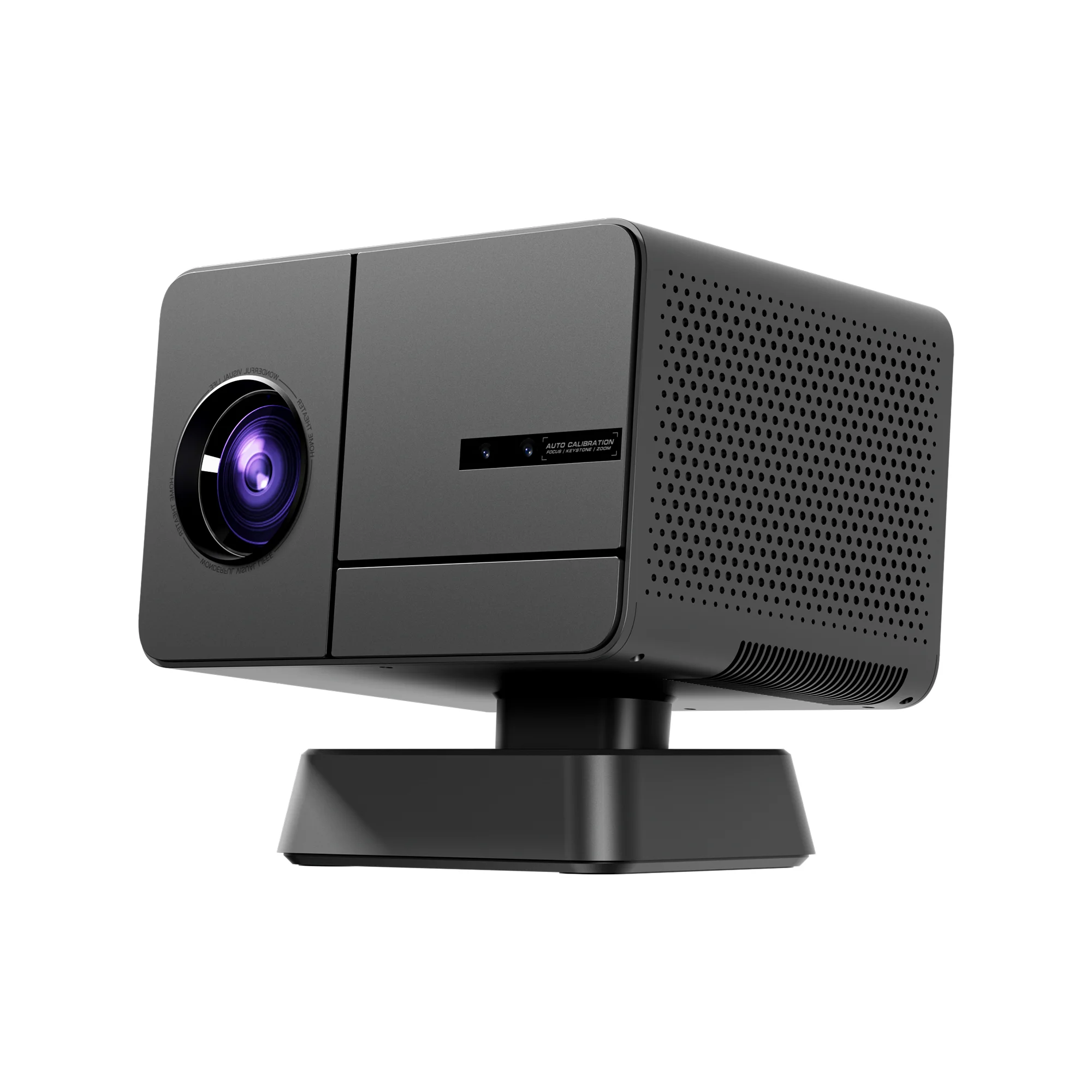 LINGLAN P50 H723 Projector, 4K & 1080P Full HD, 800 ANSI Lumen, Automatische kalibratie, Android 14, WiFi 6 & BT5.4. Ideaal voor thuisgebruik