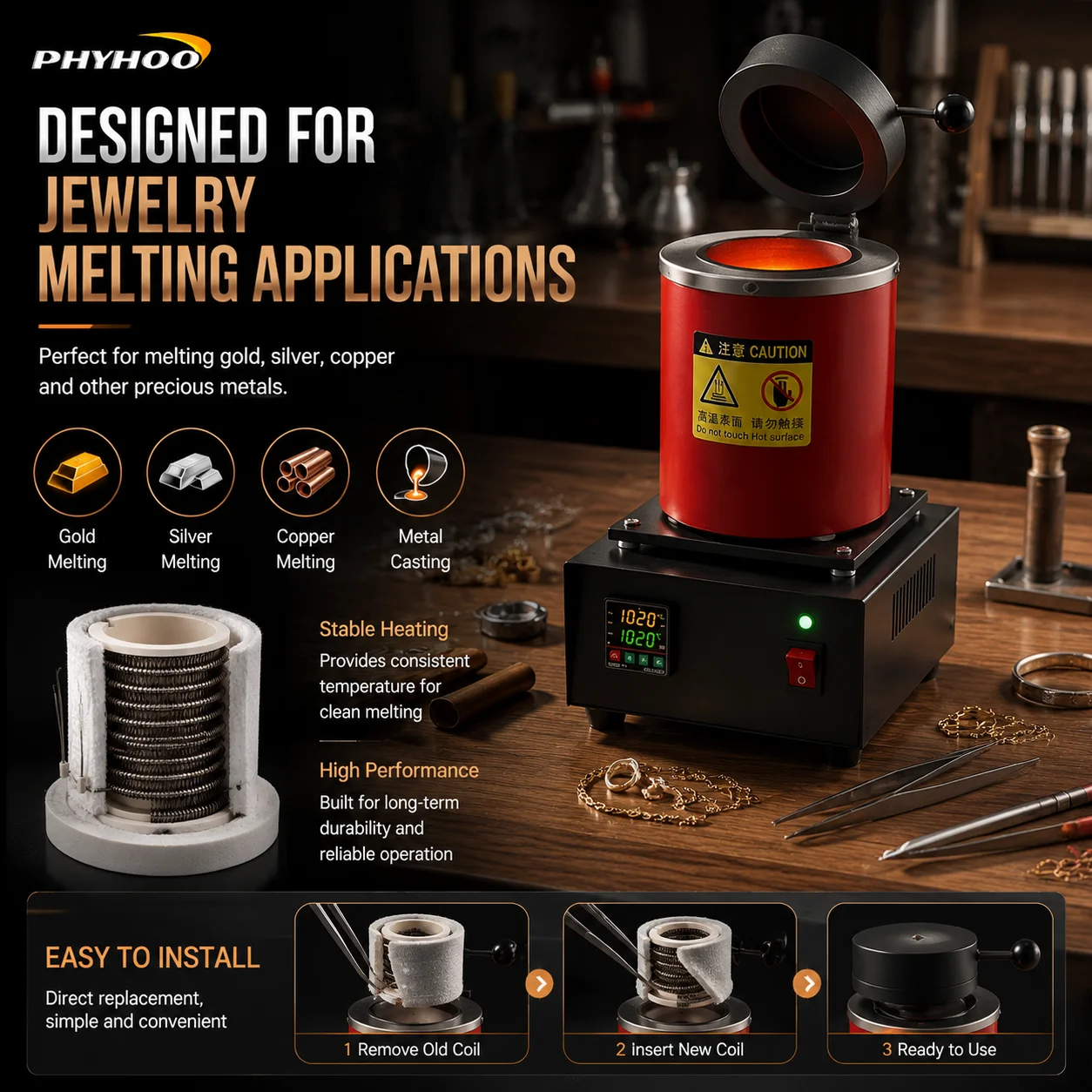 PHYHOO Electric Heating Coil A - Jewelry Making Workshop review and price