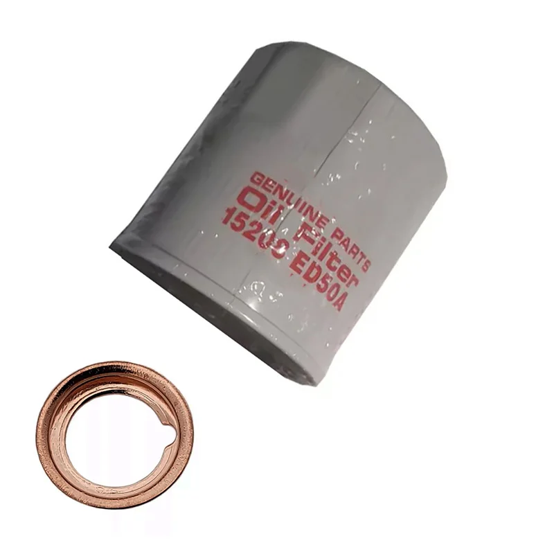 

New Genuine Engine Oil Filter With Gasket OEM 15208-ED50A 11026-01M02 For Nissan Almera March Tiida Neo X-Trail J32 J33 11-22