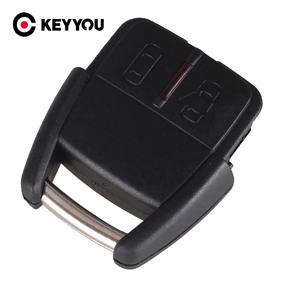 Custodia per portachiavi per auto a distanza a 2 pulsanti KEYYOU per Opel/GM