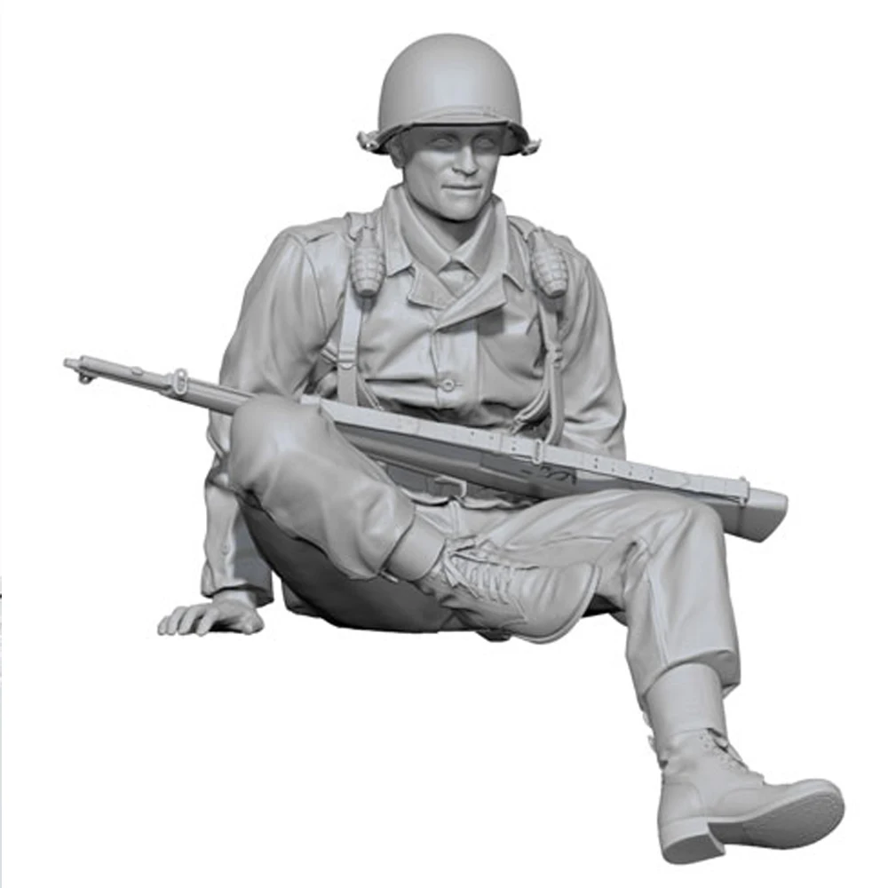 1/16 WW2 Soldiers, Resin Model figure soldier, Military themes, Unassembled and unpainted kit