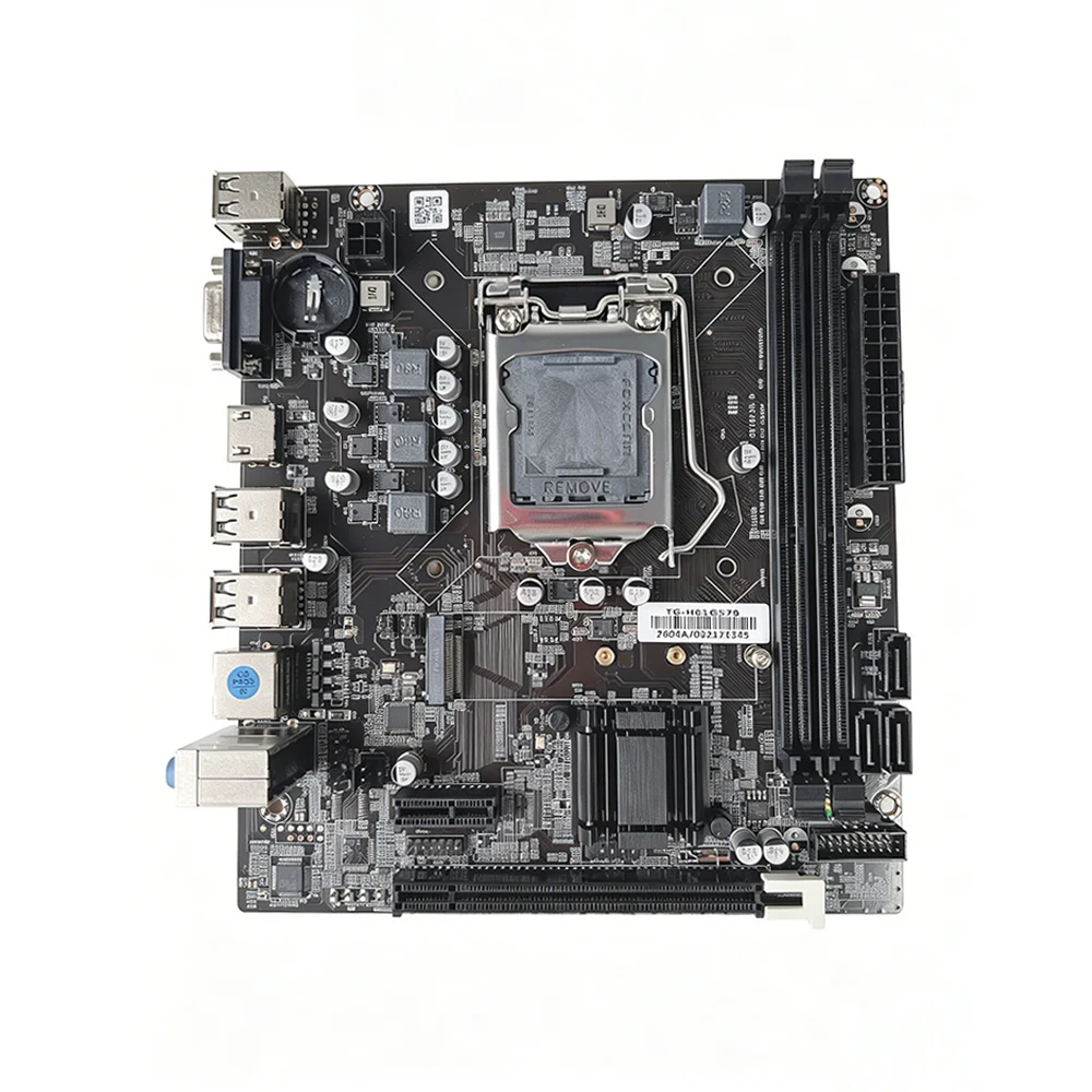 KONALET H61 Motherboard LGA 1155 DDR3 Dual Channel 2 DIMM Desktop Mainboard Support NVMe M.2 SSD Intel I3 I5 I7 CPU VGA HDMI view 6