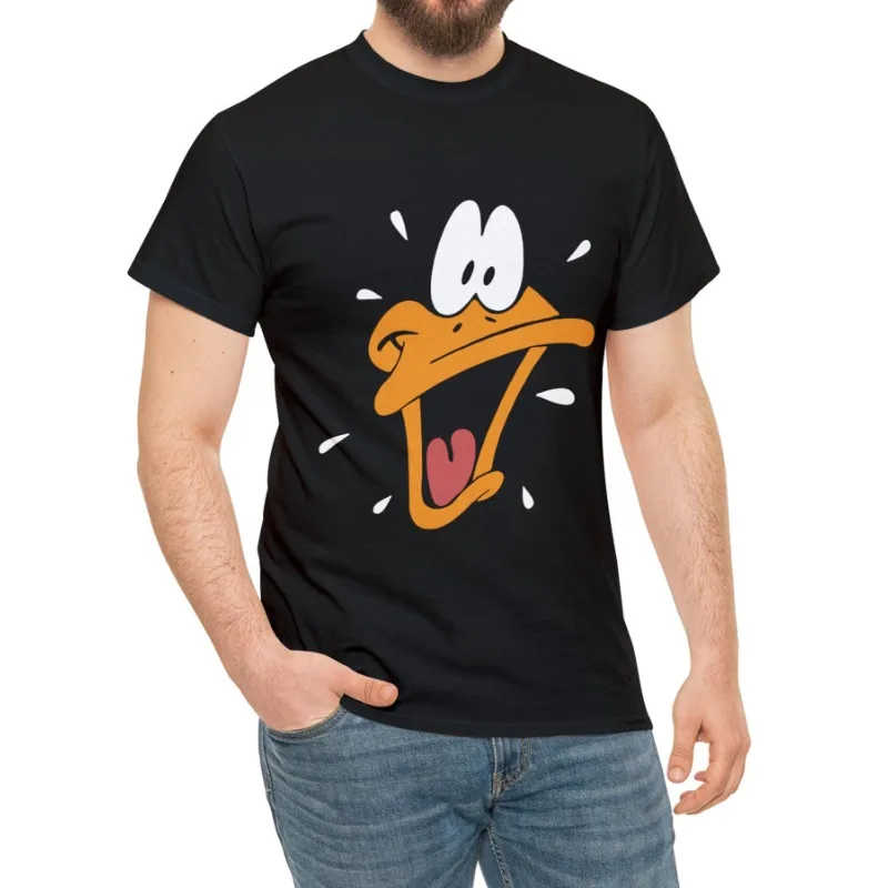 

Cartoon Duck Print Men's Comfortable Sports T-shirt Men's Summer Outdoor Clothing Men's Fitness Activity Clothing Men's Gift