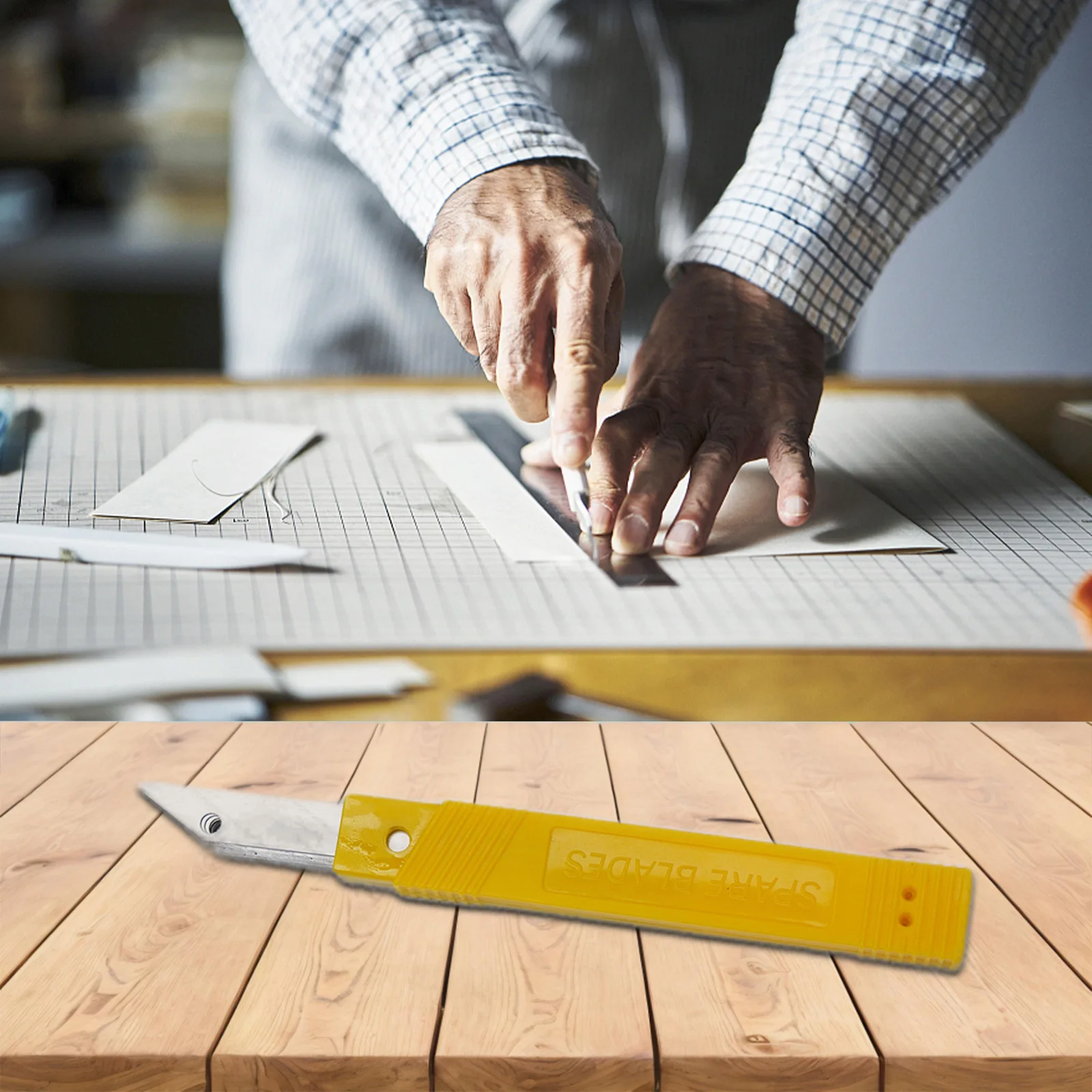 一般的なアートブレードの交換、30度のブレード、アートカッター、彫刻、カッティングペーパー、シャープ、トリミング、10個